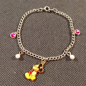 Vintage Mickey Mouse Charm Bracelet